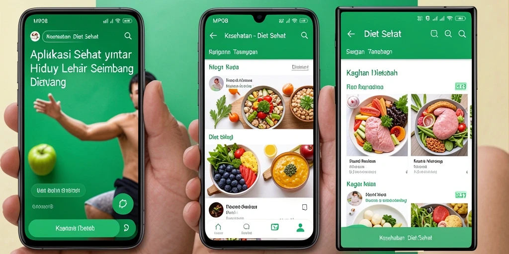 Tampilan antarmuka MPO08 untuk diet sehat yang menarik.